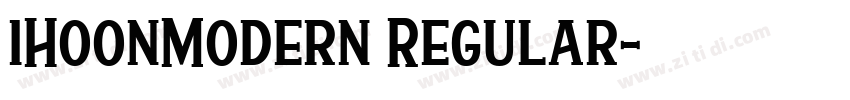 1HoonModern Regular字体转换 1HoonModern Regular字体转换